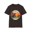 Ocala Sunsets Horse T-Shirt | Florida Sunset Retro Circle Design